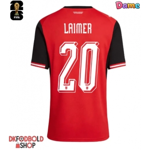 Østrig Konrad Laimer #20 Hjemmebanetrøje Dame VM 2026 Kort ærmer